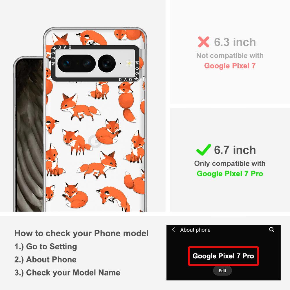 Cute Fox Phone Case - Google Pixel 7 Pro Case - MOSNOVO