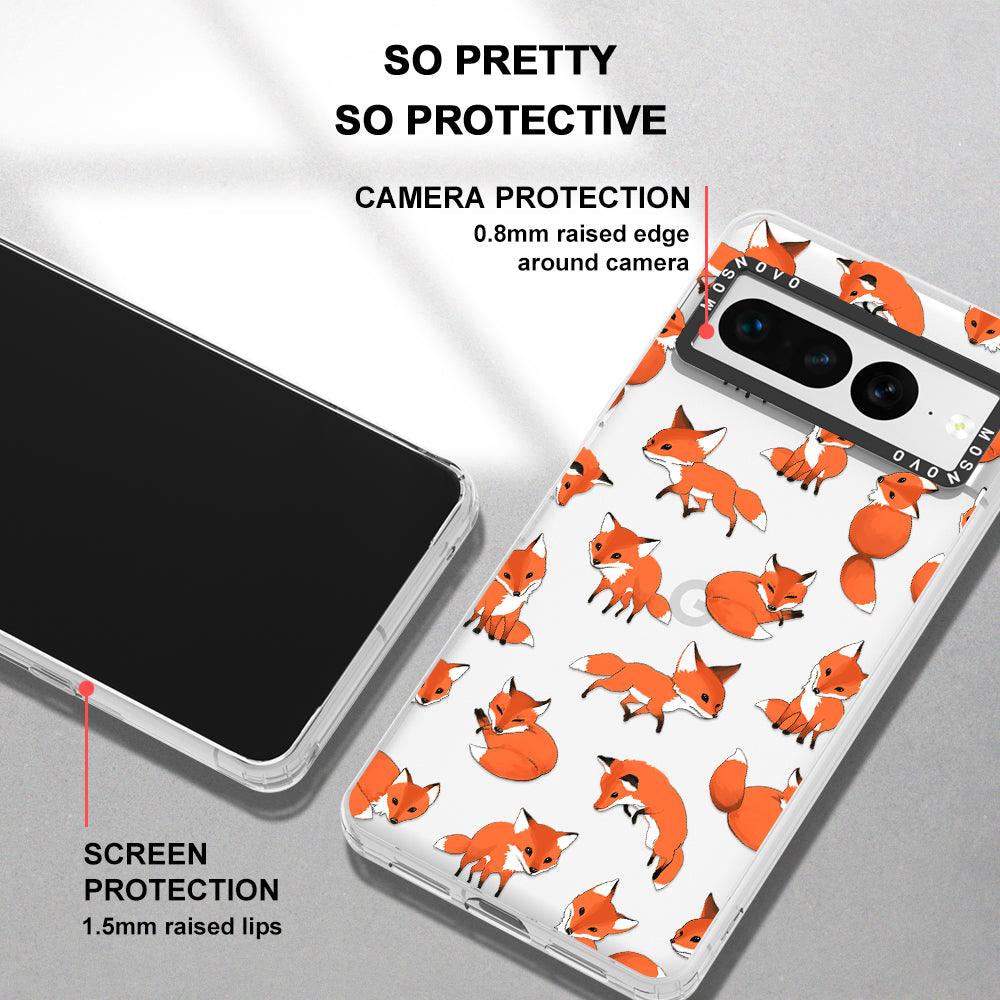 Cute Fox Phone Case - Google Pixel 7 Pro Case - MOSNOVO