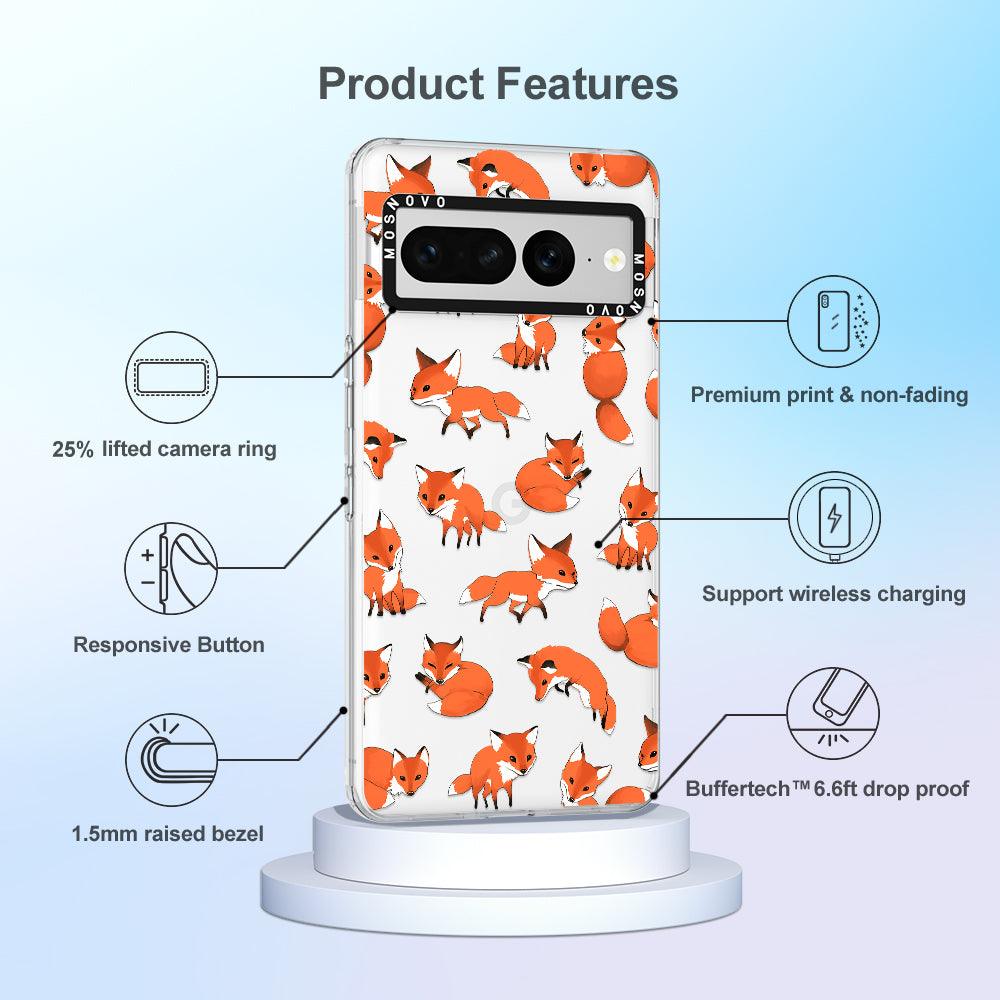 Cute Fox Phone Case - Google Pixel 7 Pro Case - MOSNOVO