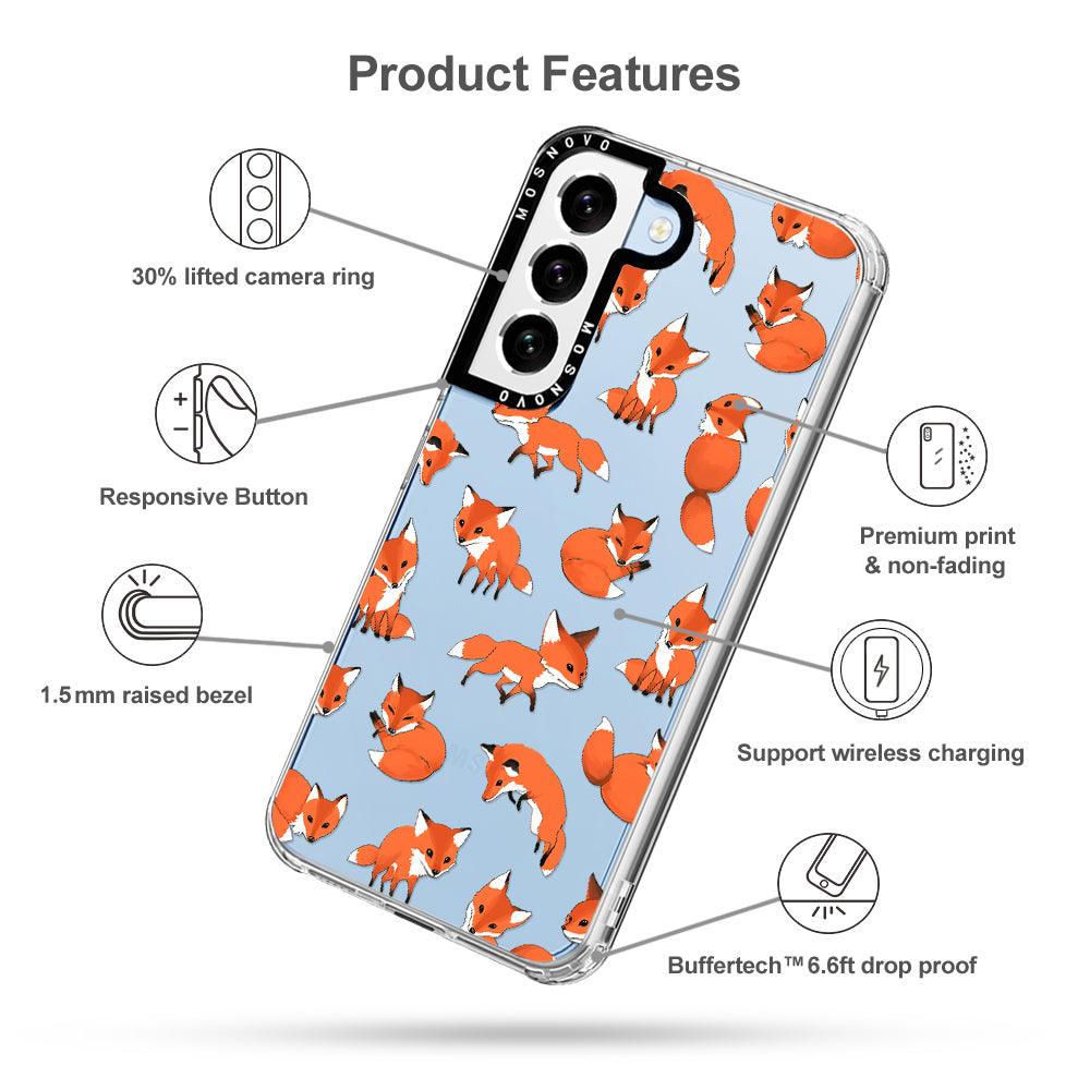 Cute Fox Phone Case - Samsung Galaxy S22 Plus Case - MOSNOVO