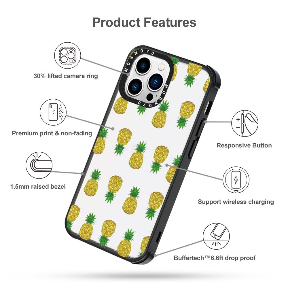 Cute Pineapples Phone Case - iPhone 13 Pro Case - MOSNOVO