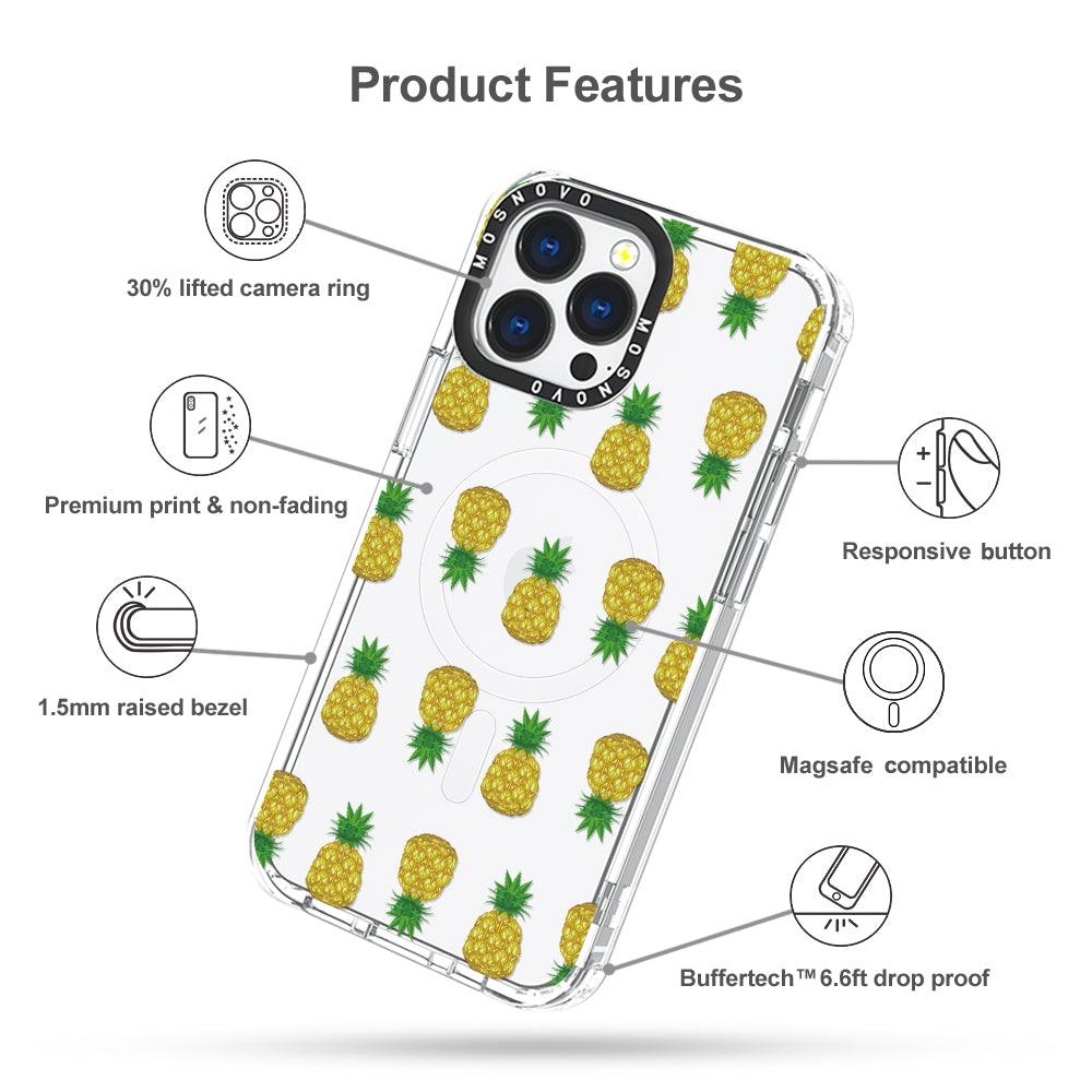 Cute Pineapples Phone Case - iPhone 13 Pro Case - MOSNOVO