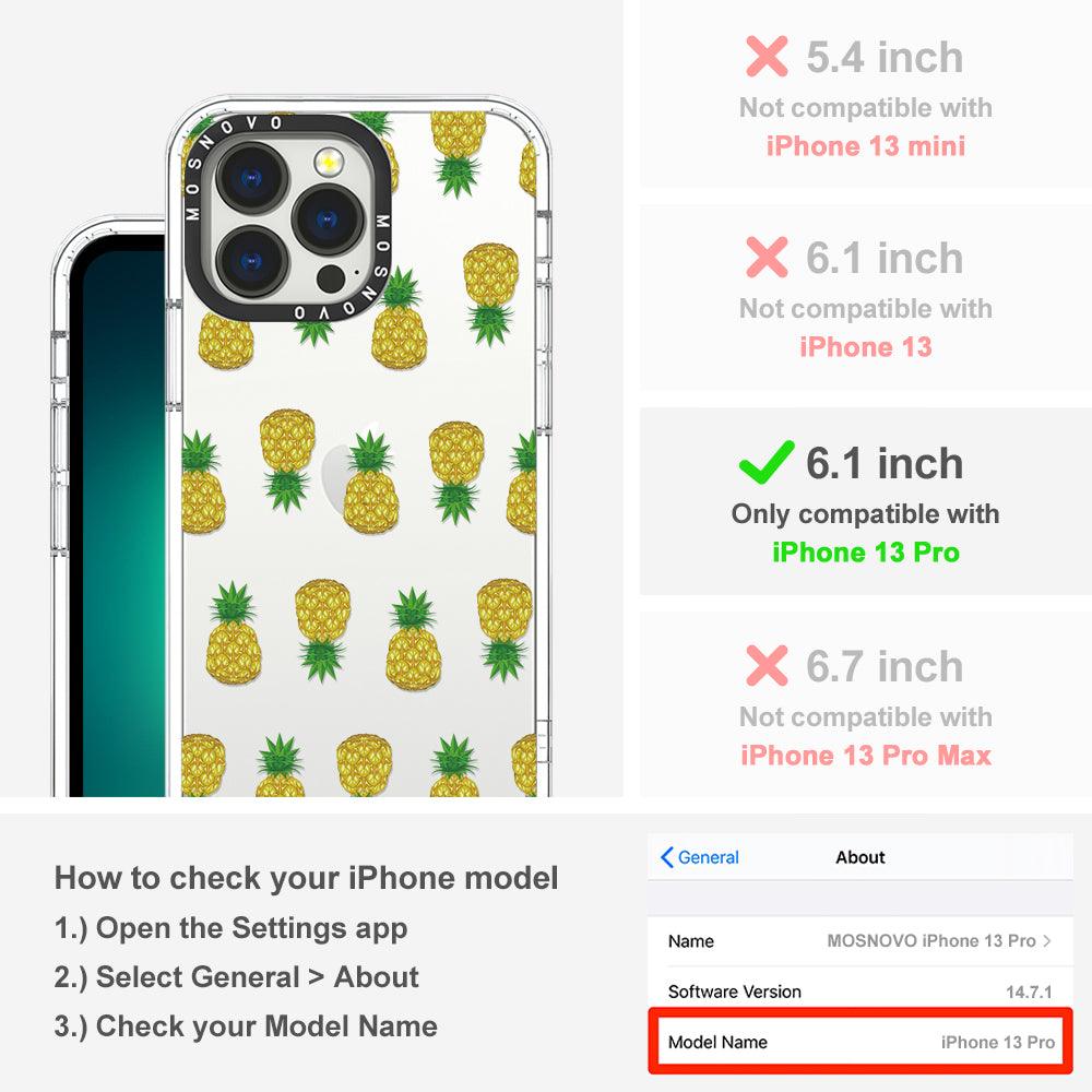 Cute Pineapples Phone Case - iPhone 13 Pro Case - MOSNOVO