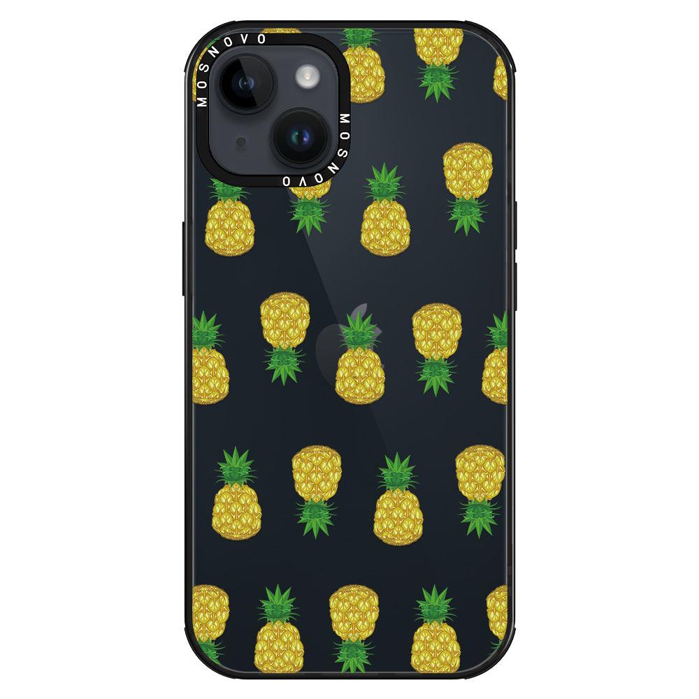 Cute Pineapples Phone Case - iPhone 14 Plus Case - MOSNOVO