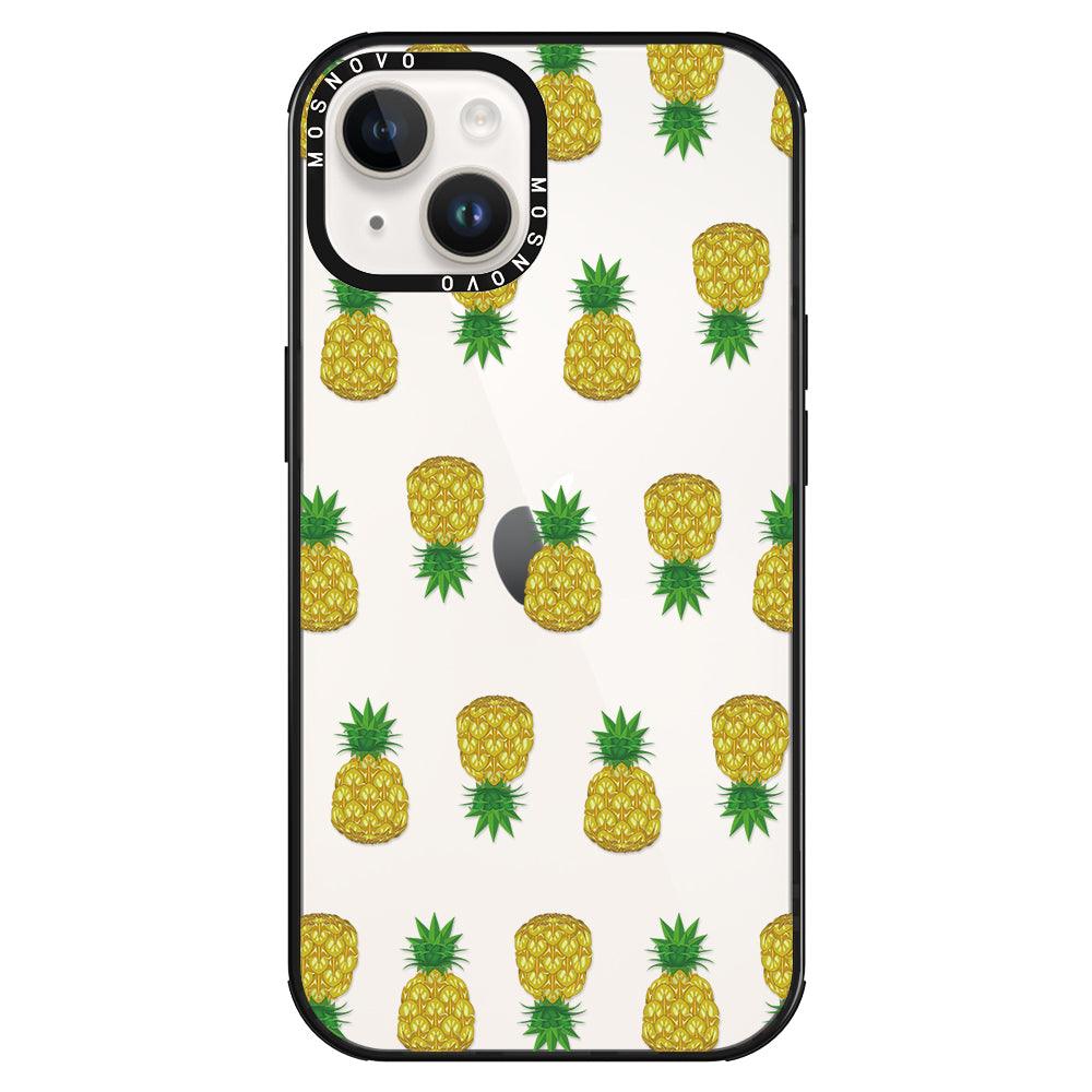 Cute Pineapples Phone Case - iPhone 14 Plus Case - MOSNOVO