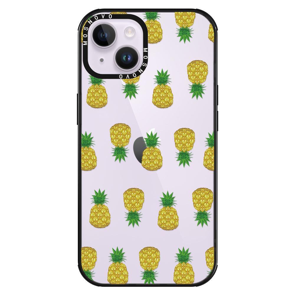 Cute Pineapples Phone Case - iPhone 14 Plus Case - MOSNOVO