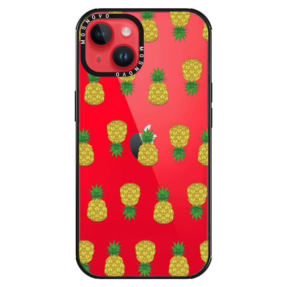 Cute Pineapples Phone Case - iPhone 14 Plus Case - MOSNOVO