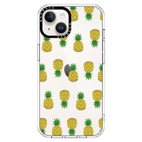 Cute Hawaiian Pineapple Phone Case iPhone 14 Plus Case MOSNOVO