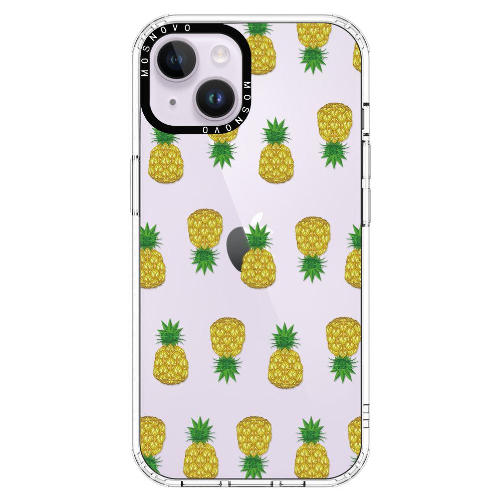 Cute Pineapples Phone Case - iPhone 14 Plus Case - MOSNOVO