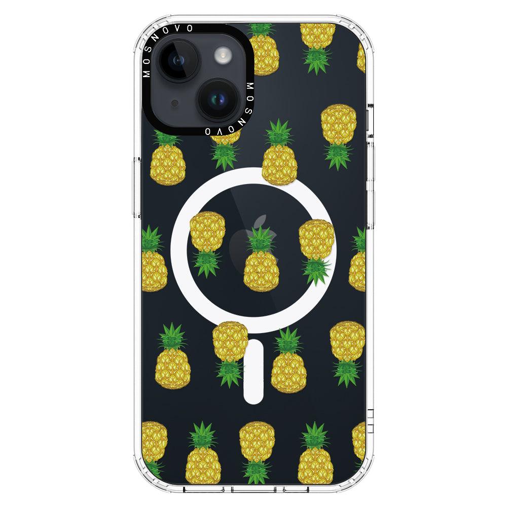 Cute Pineapples Phone Case - iPhone 14 Plus Case - MOSNOVO