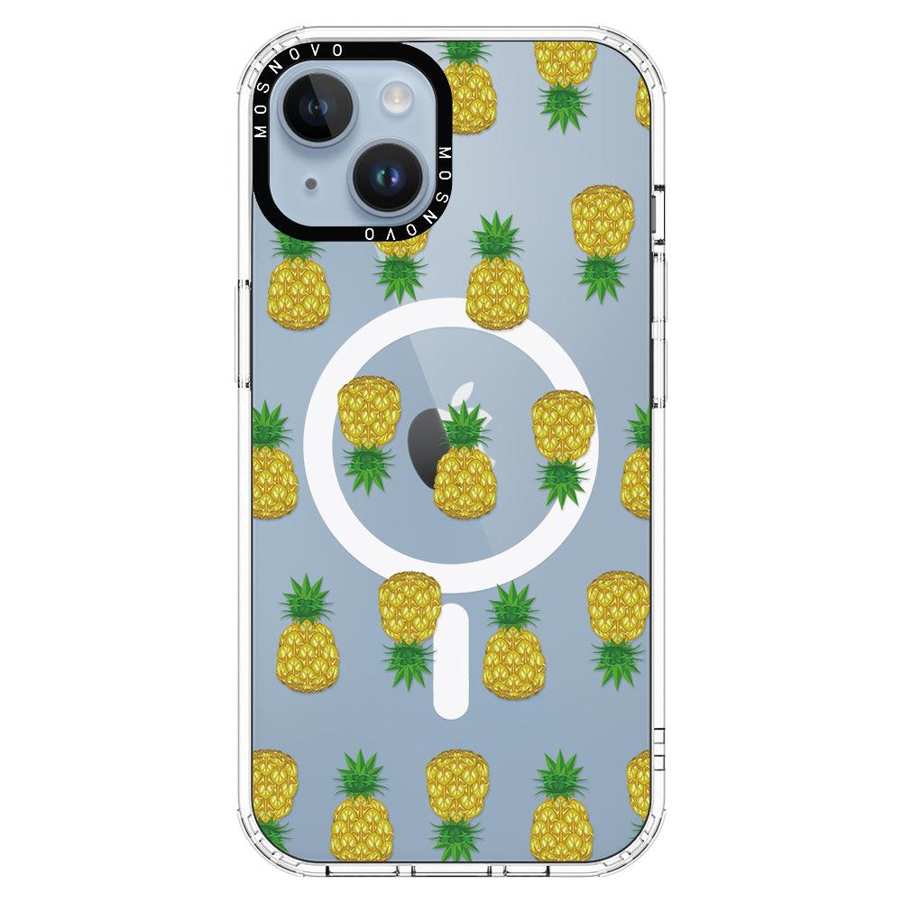 Cute Pineapples Phone Case - iPhone 14 Plus Case - MOSNOVO