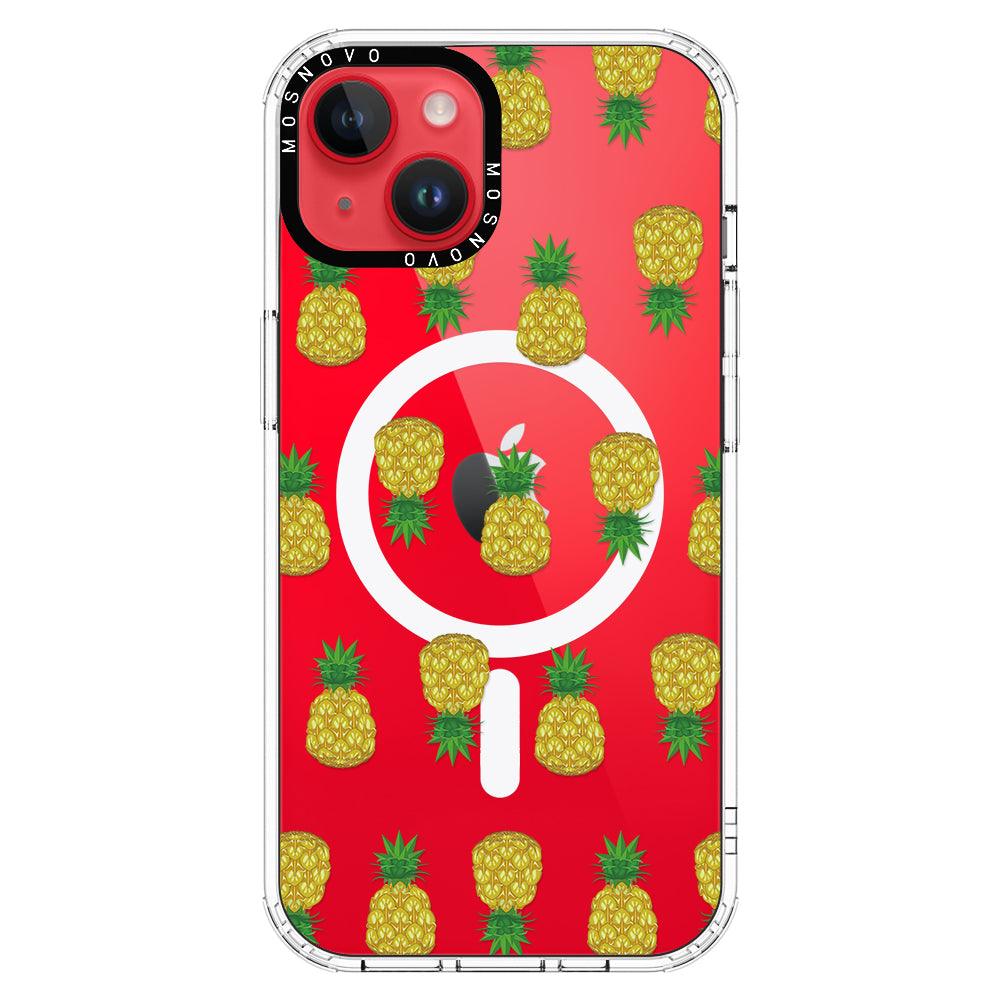 Cute Pineapples Phone Case - iPhone 14 Plus Case - MOSNOVO