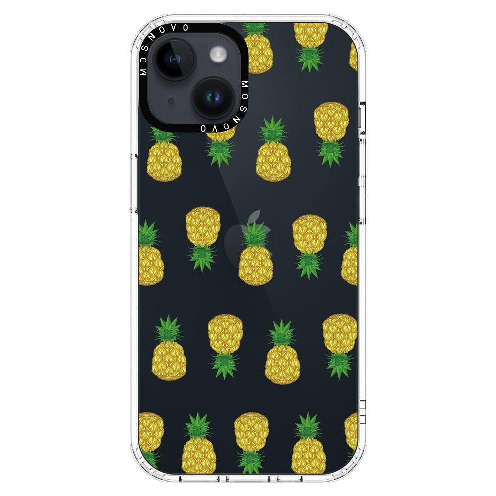 Cute Pineapples Phone Case - iPhone 14 Plus Case - MOSNOVO