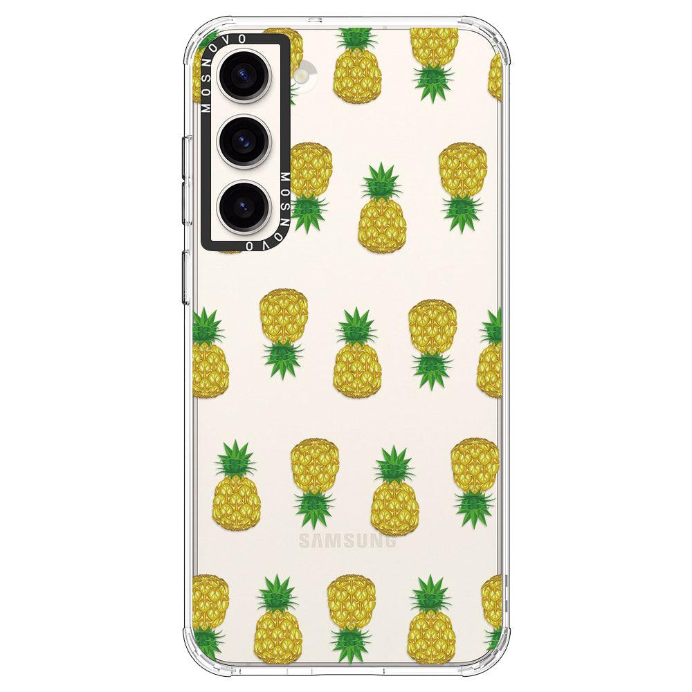 Cute Hawaiian Pineapple Phone Case - Samsung Galaxy S23 Case - MOSNOVO