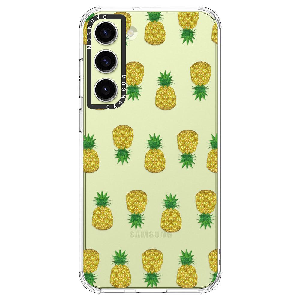 Cute Hawaiian Pineapple Phone Case - Samsung Galaxy S23 Case - MOSNOVO