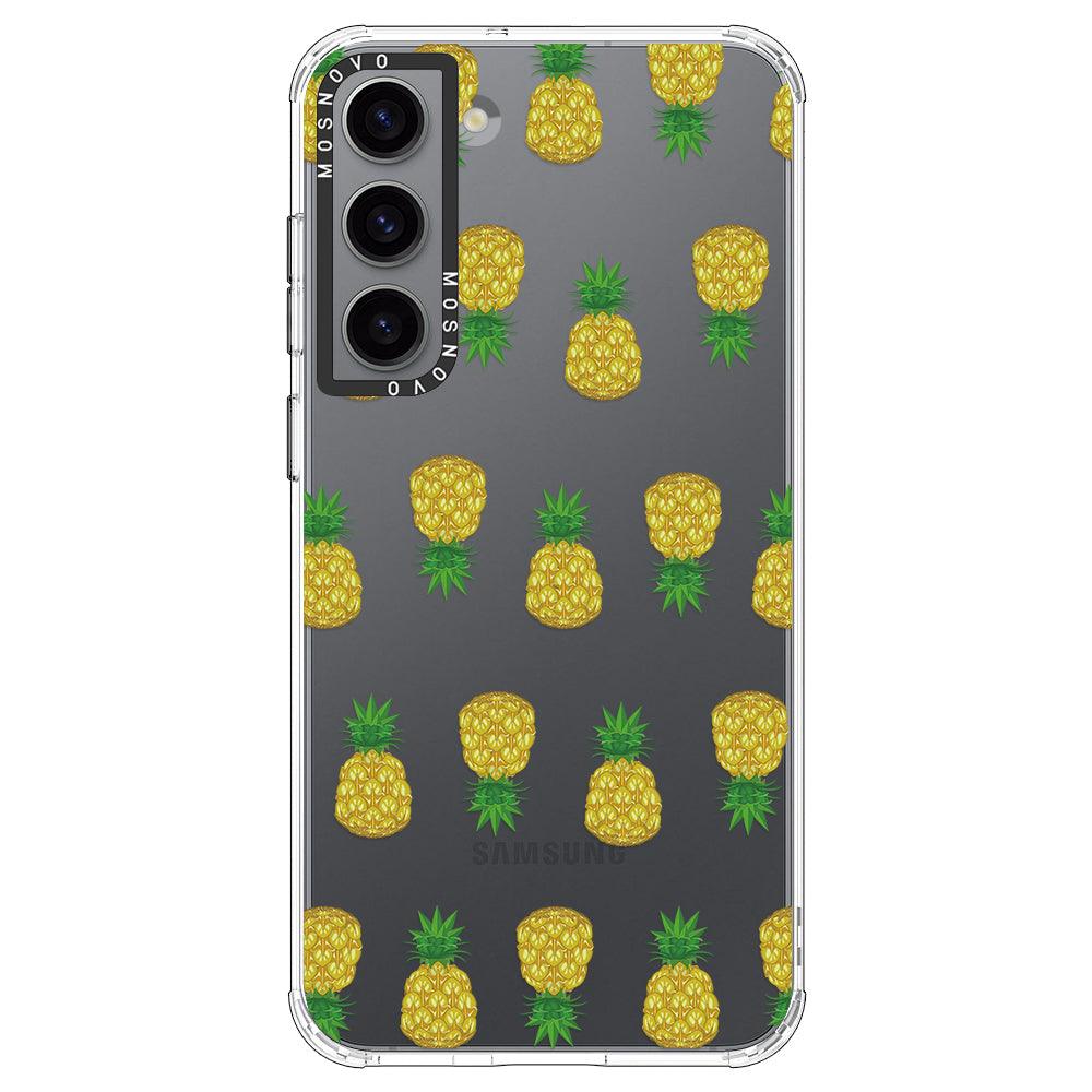 Cute Hawaiian Pineapple Phone Case - Samsung Galaxy S23 Case - MOSNOVO