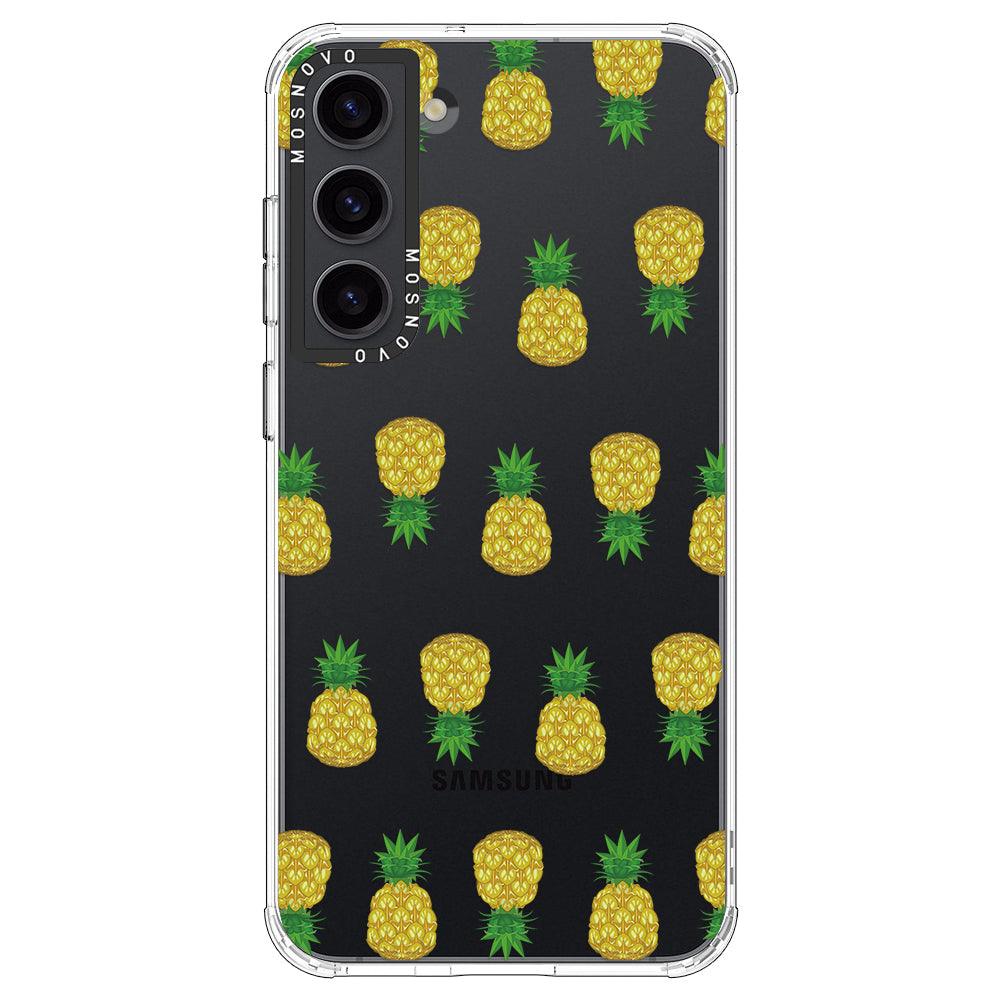 Cute Hawaiian Pineapple Phone Case - Samsung Galaxy S23 Case - MOSNOVO