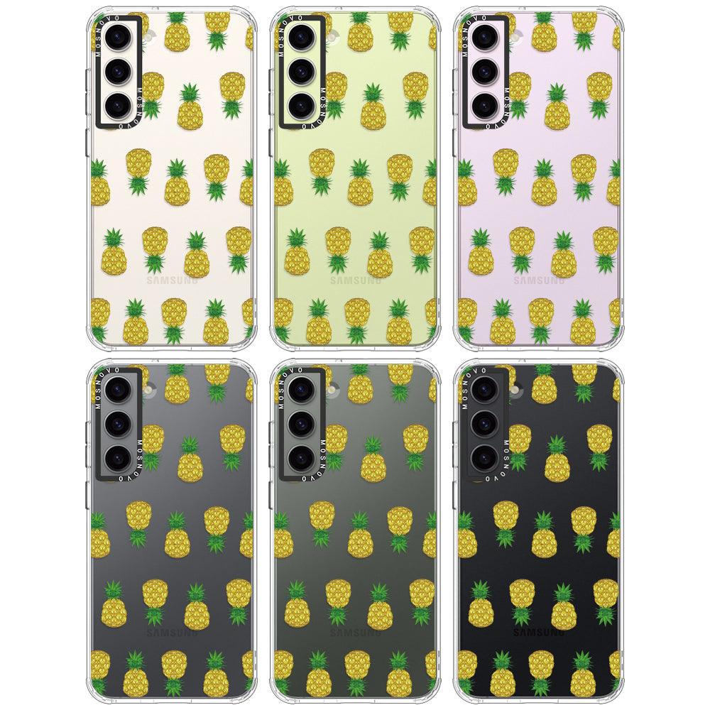 Cute Hawaiian Pineapple Phone Case - Samsung Galaxy S23 Case - MOSNOVO