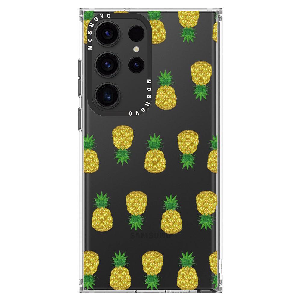 Cute Hawaiian Pineapple Phone Case - Samsung Galaxy S23 Ultra Case - MOSNOVO