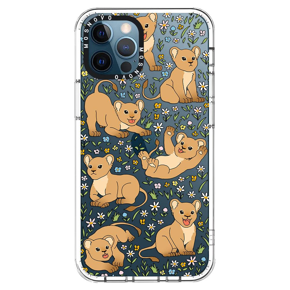 Cute Lion Phone Case - iPhone 12 Pro Max Case - MOSNOVO