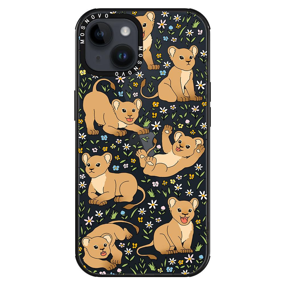 Cute Lion Phone Case - iPhone 14 Plus Case - MOSNOVO