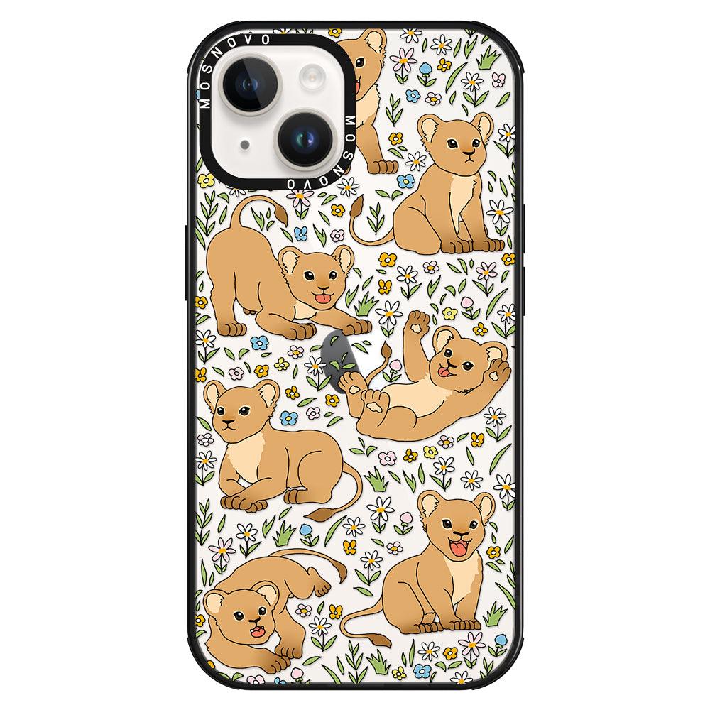 Cute Lion Phone Case - iPhone 14 Plus Case - MOSNOVO