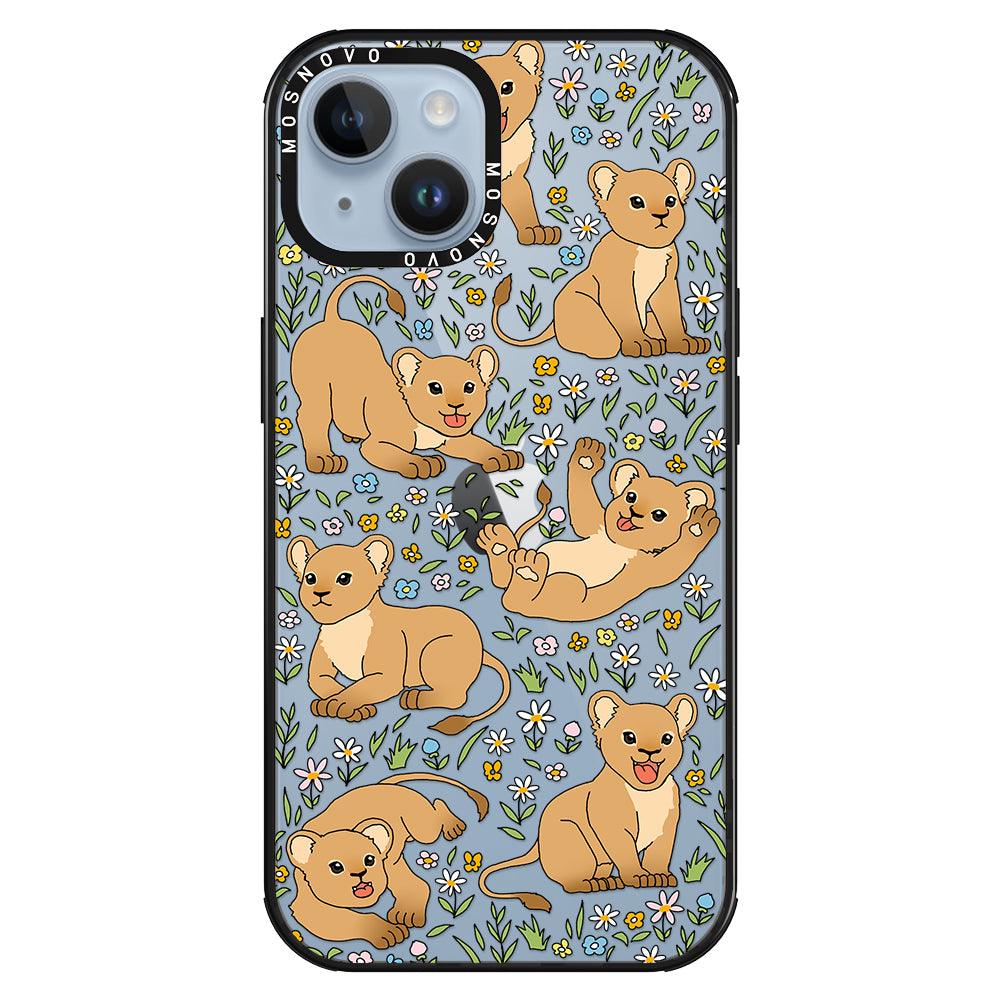 Cute Lion Phone Case - iPhone 14 Plus Case - MOSNOVO