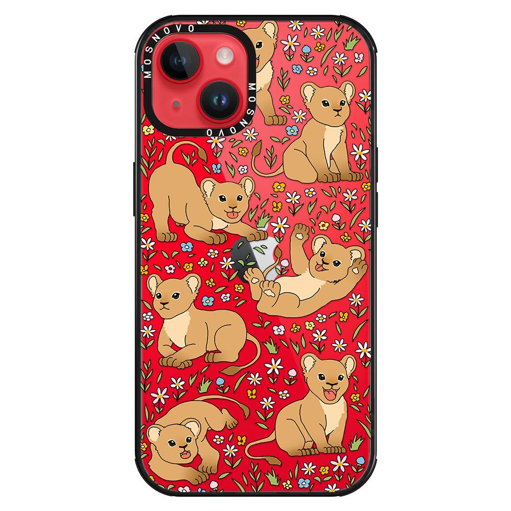 Cute Lion Phone Case - iPhone 14 Plus Case - MOSNOVO