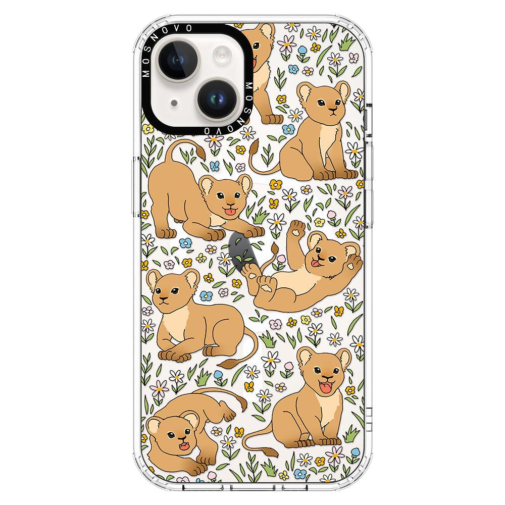 Cute Lion Phone Case - iPhone 14 Plus Case - MOSNOVO