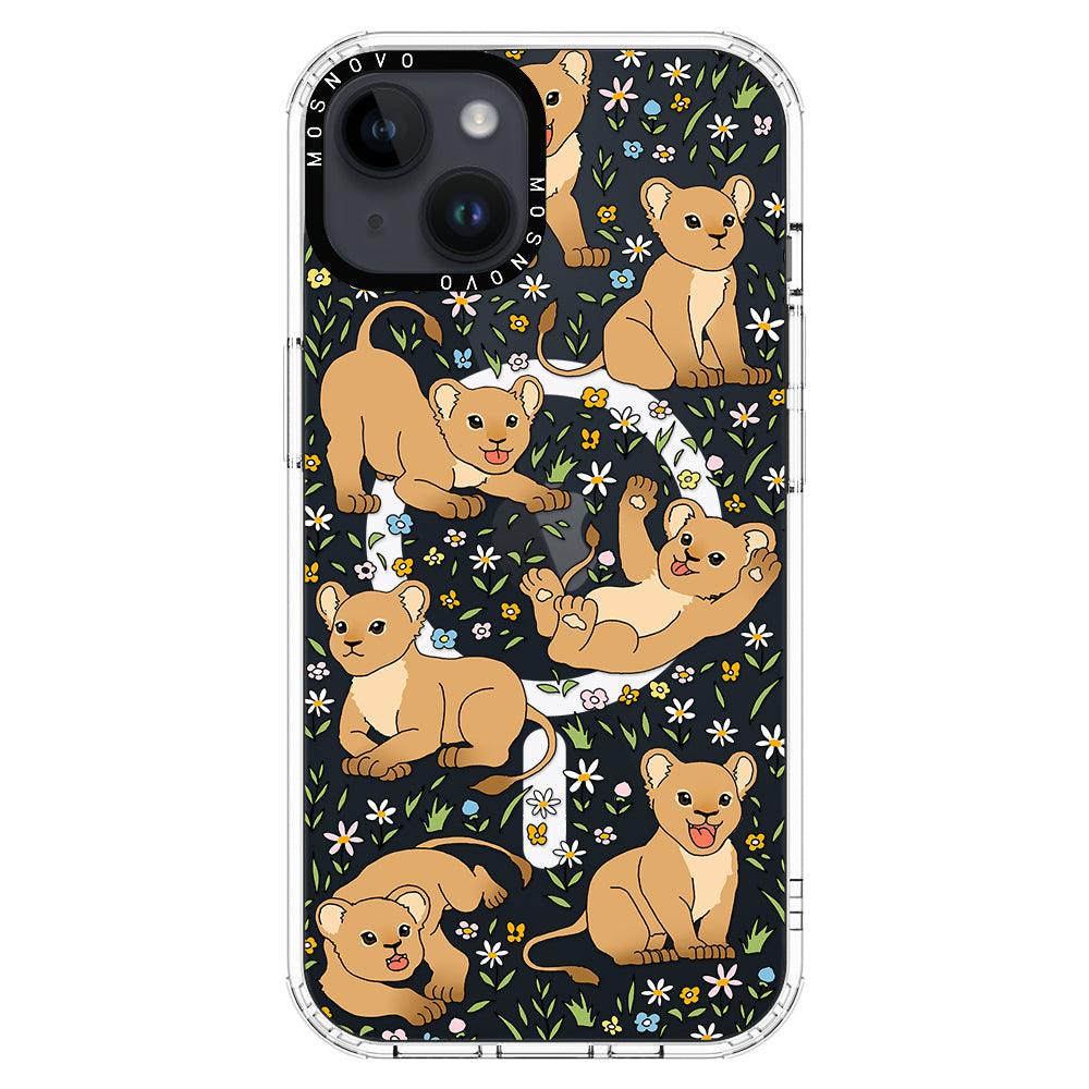 Cute Lion Phone Case - iPhone 14 Plus Case - MOSNOVO