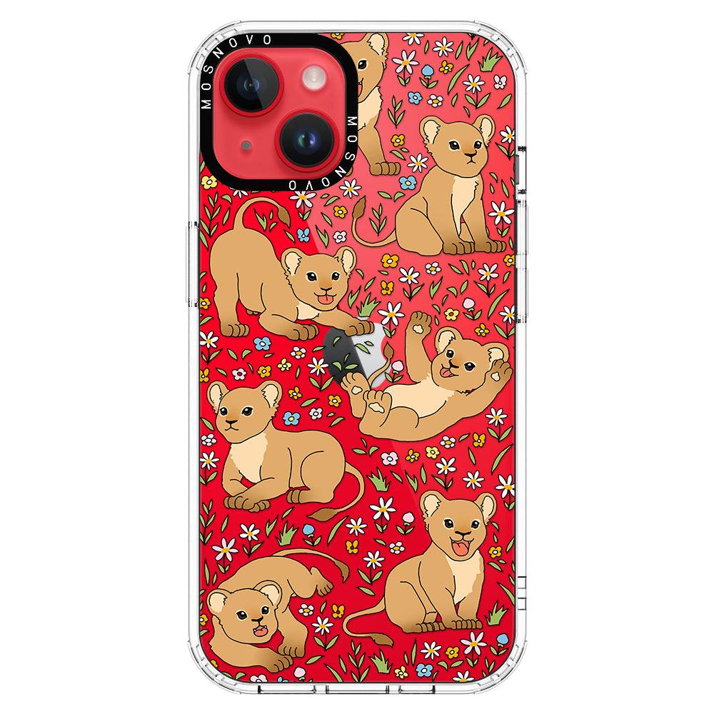 Cute Lion Phone Case - iPhone 14 Plus Case - MOSNOVO