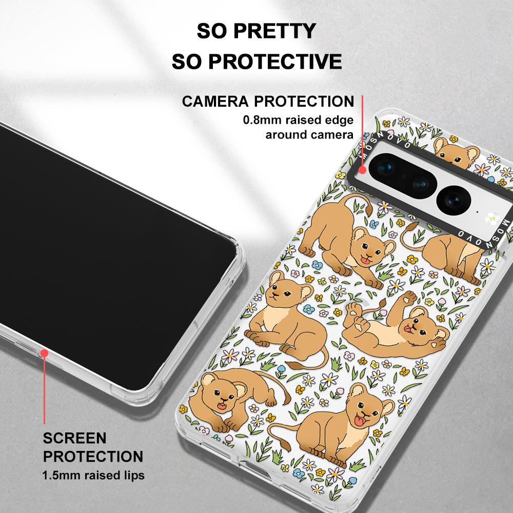 Cute Lions Phone Case - Google Pixel 7 Pro Case - MOSNOVO