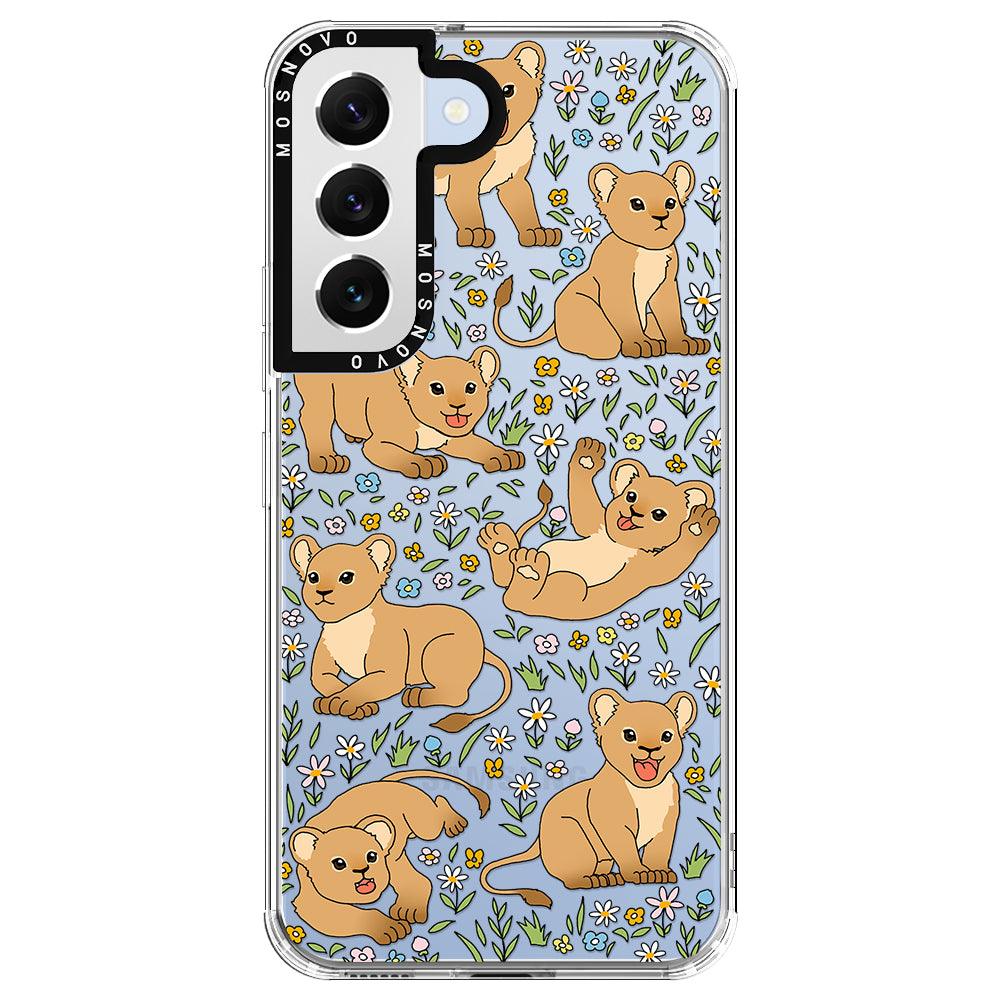 Cute Lions Phone Case - Samsung Galaxy S22 Case - MOSNOVO