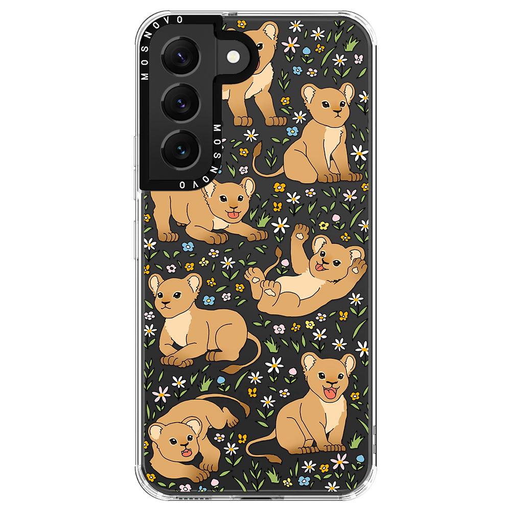 Cute Lions Phone Case - Samsung Galaxy S22 Case - MOSNOVO