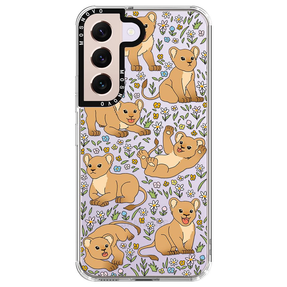 Cute Lions Phone Case - Samsung Galaxy S22 Case - MOSNOVO