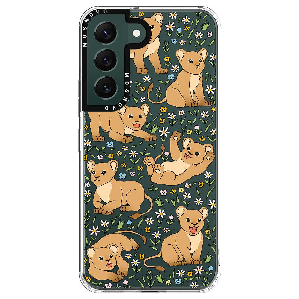 Cute Lions Phone Case - Samsung Galaxy S22 Case - MOSNOVO