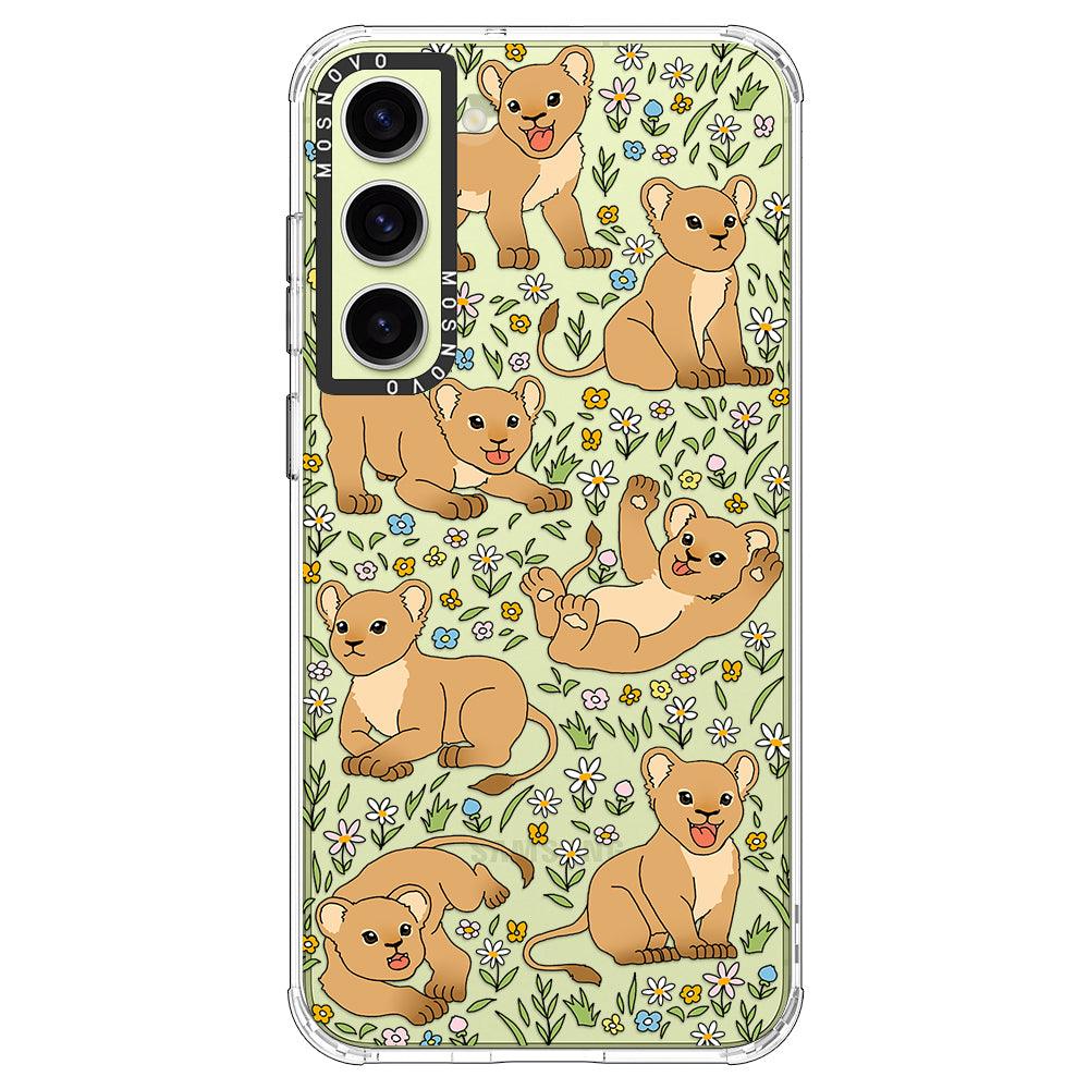 Cute Lions Phone Case - Samsung Galaxy S23 Case - MOSNOVO