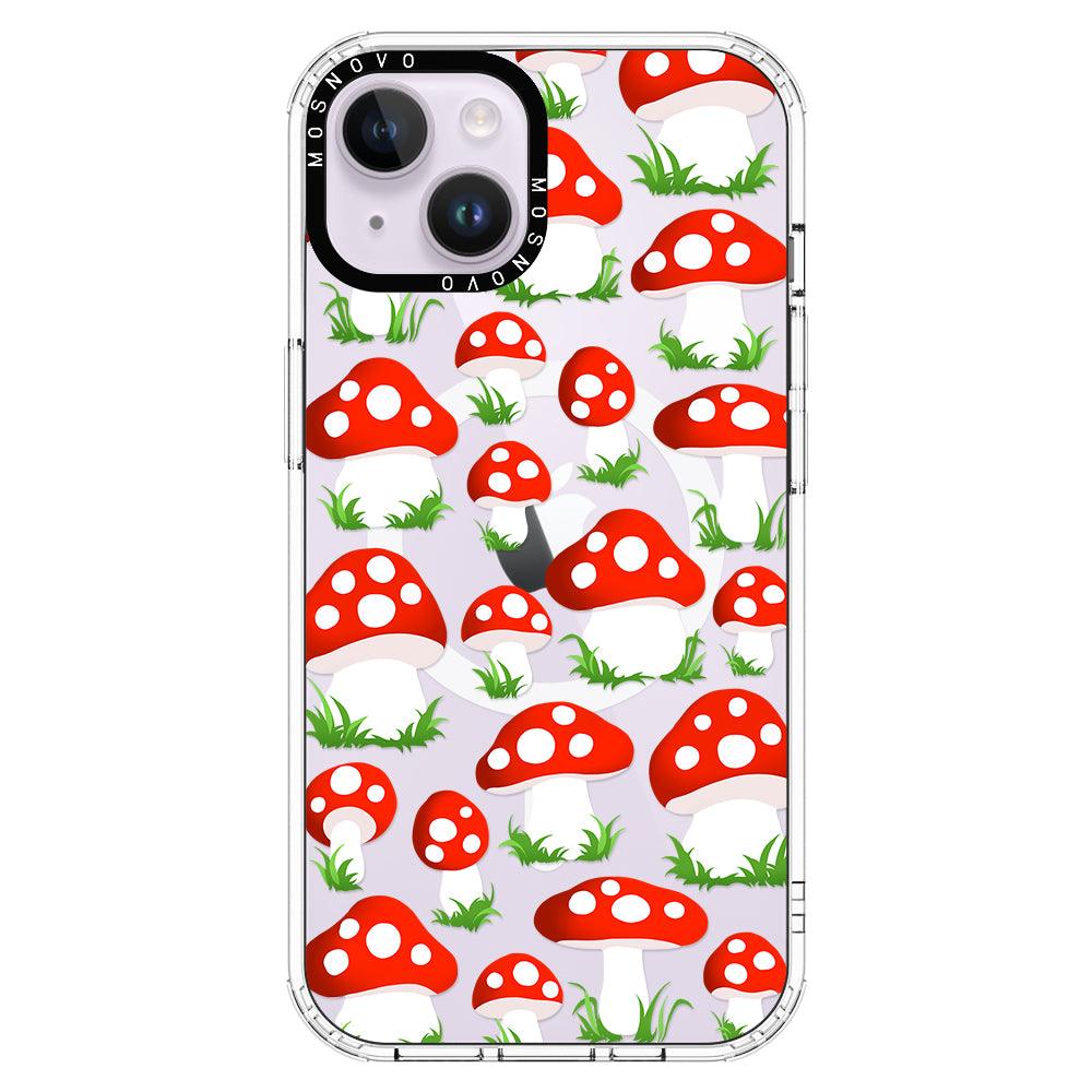 Cute Mushroom Phone Case - iPhone 14 Case - MOSNOVO