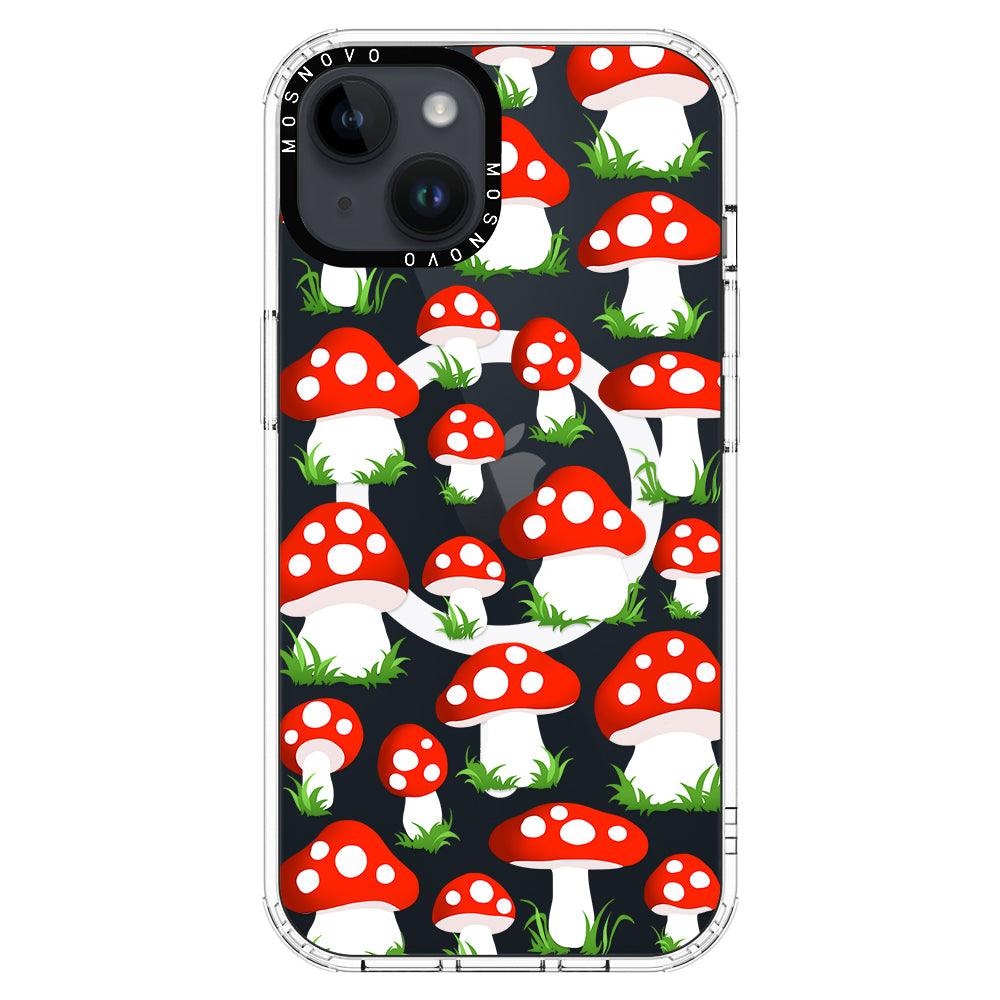 Cute Mushroom Phone Case - iPhone 14 Case - MOSNOVO