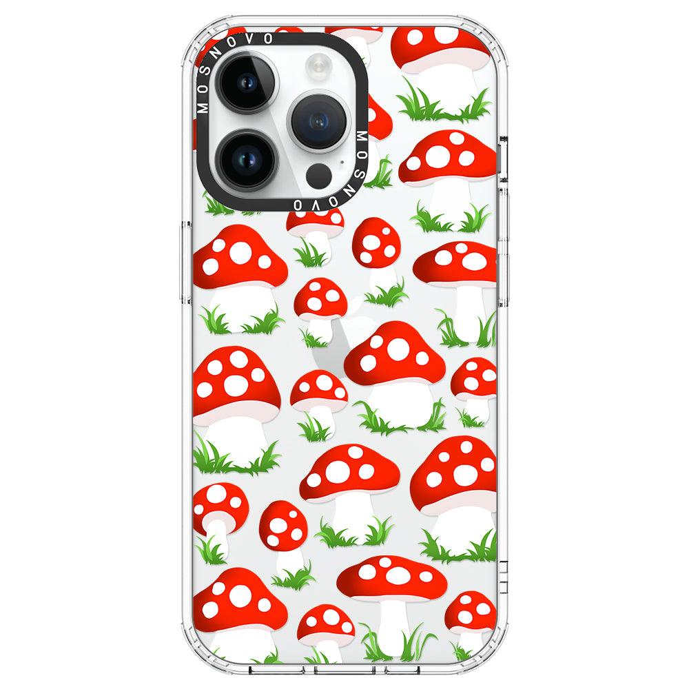 Cute Mushroom Phone Case - iPhone 14 Pro Max Case - MOSNOVO