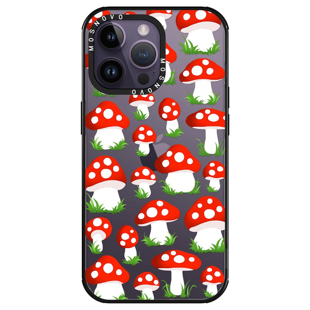 Cute Mushroom Phone Case - iPhone 14 Pro Max Case - MOSNOVO