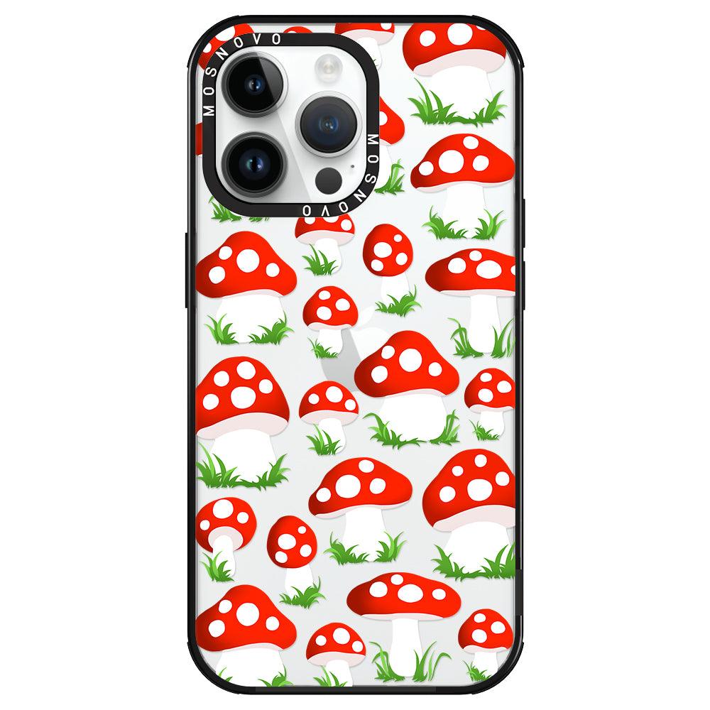 Cute Mushroom Phone Case - iPhone 14 Pro Max Case - MOSNOVO