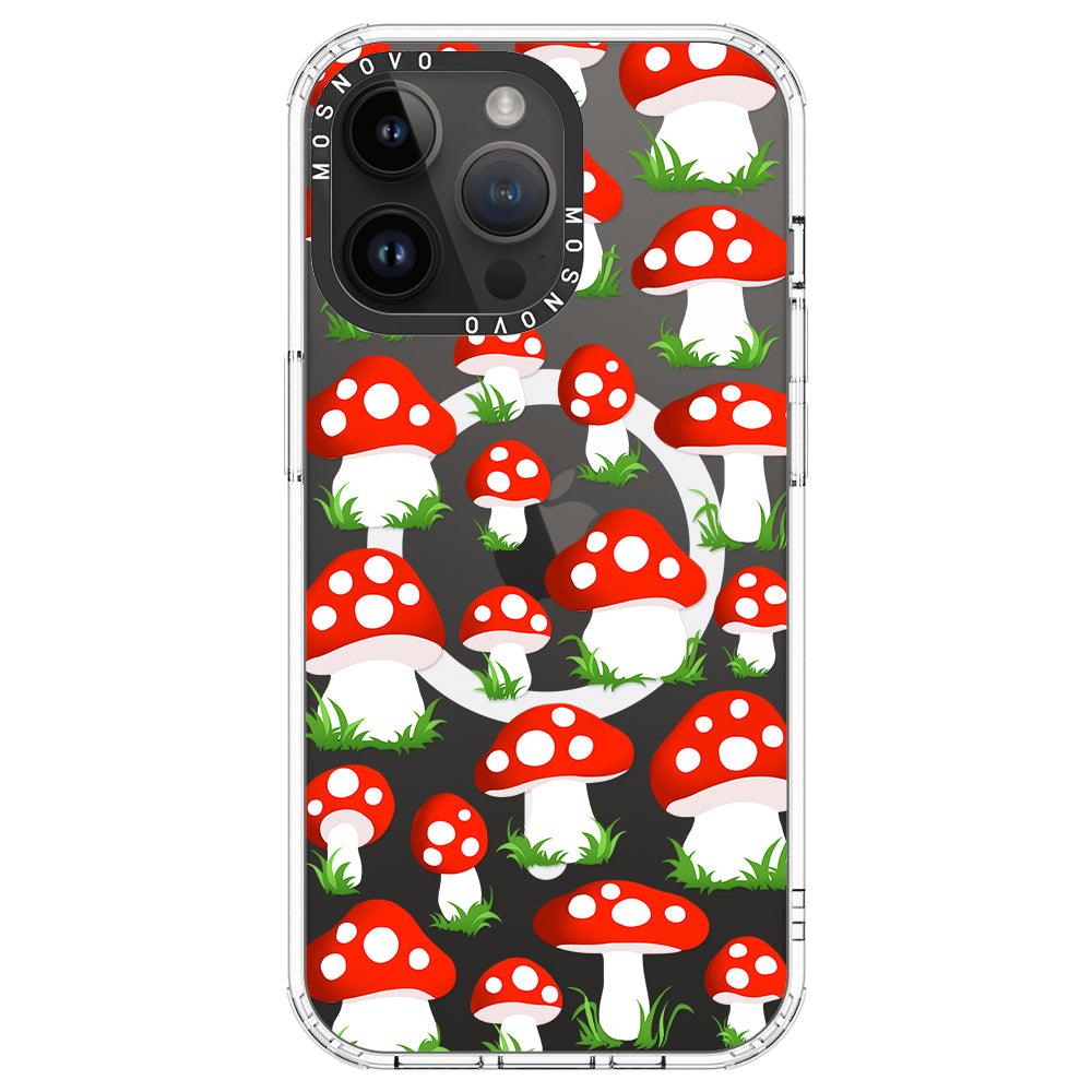 Cute Mushroom Phone Case - iPhone 14 Pro Max Case - MOSNOVO