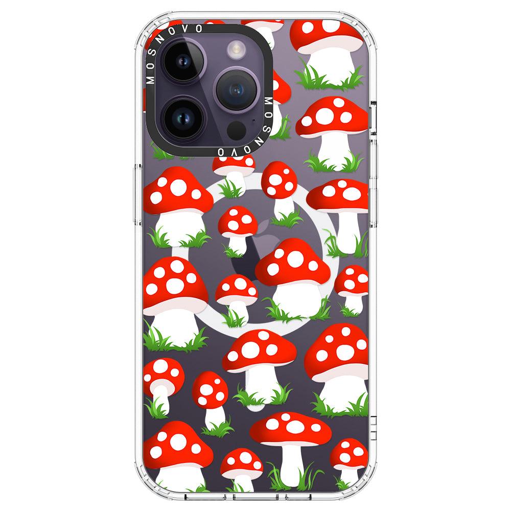 Cute Mushroom Phone Case - iPhone 14 Pro Max Case - MOSNOVO