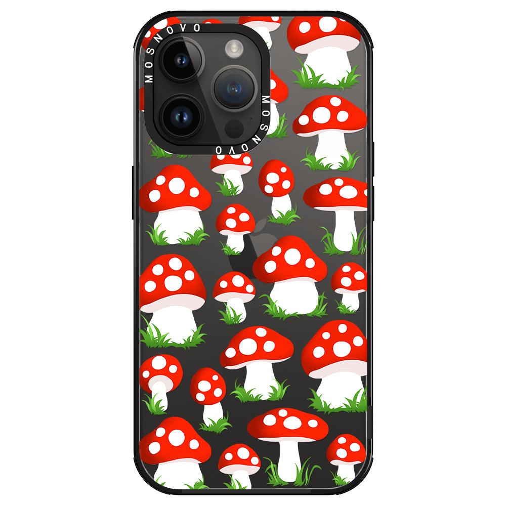 Cute Mushroom Phone Case - iPhone 14 Pro Max Case - MOSNOVO