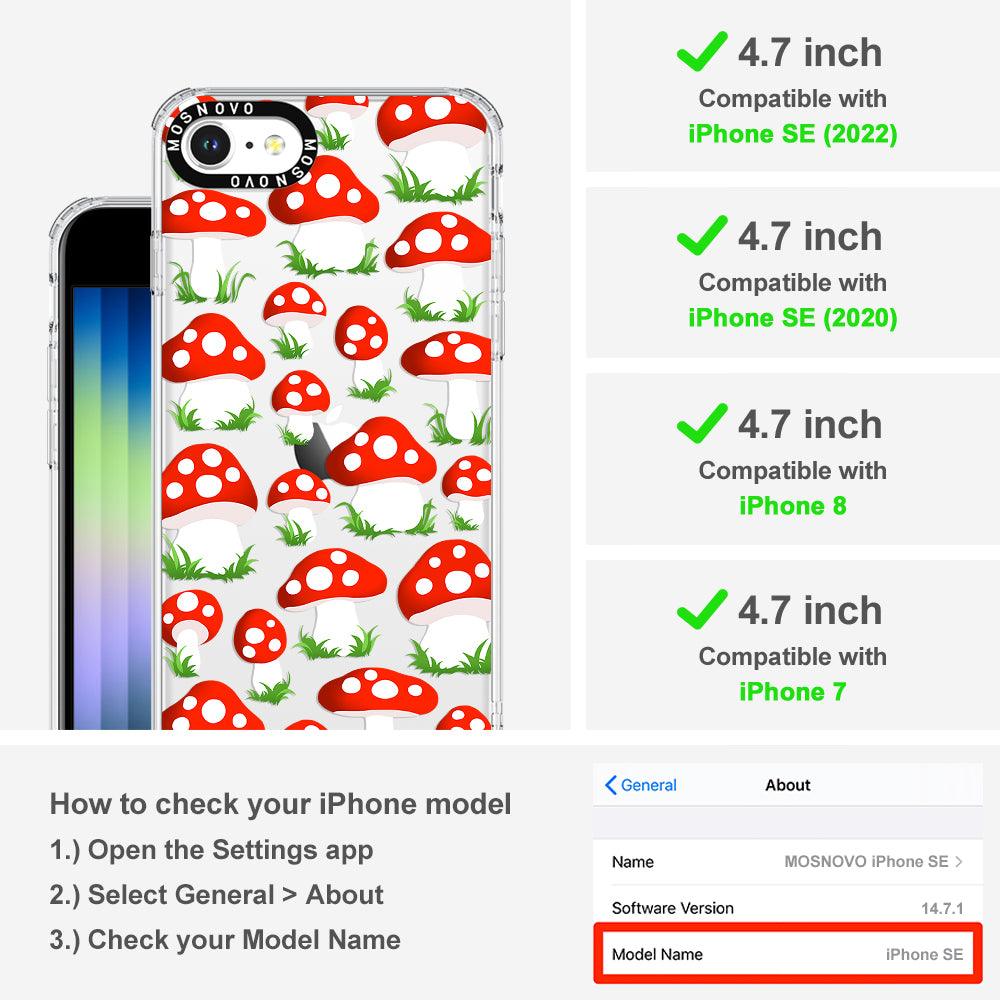 Cute Mushroom Phone Case - iPhone 8 Case - MOSNOVO