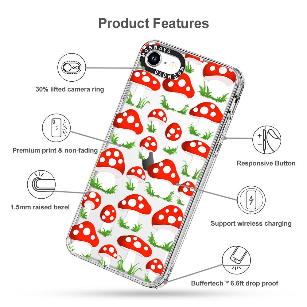 Cute Mushroom Phone Case - iPhone 8 Case - MOSNOVO