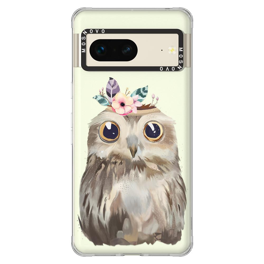 Cute Owl Phone Case - Google Pixel 7 Case - MOSNOVO