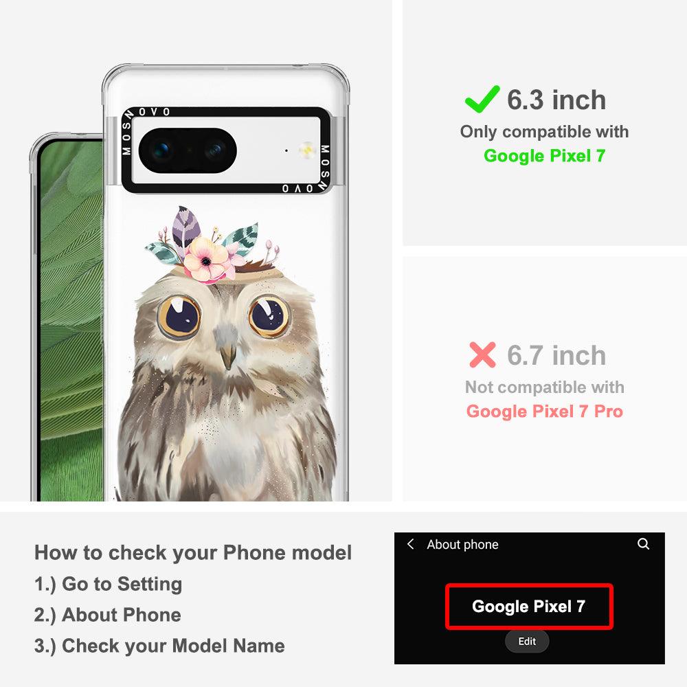 Cute Owl Phone Case - Google Pixel 7 Case - MOSNOVO