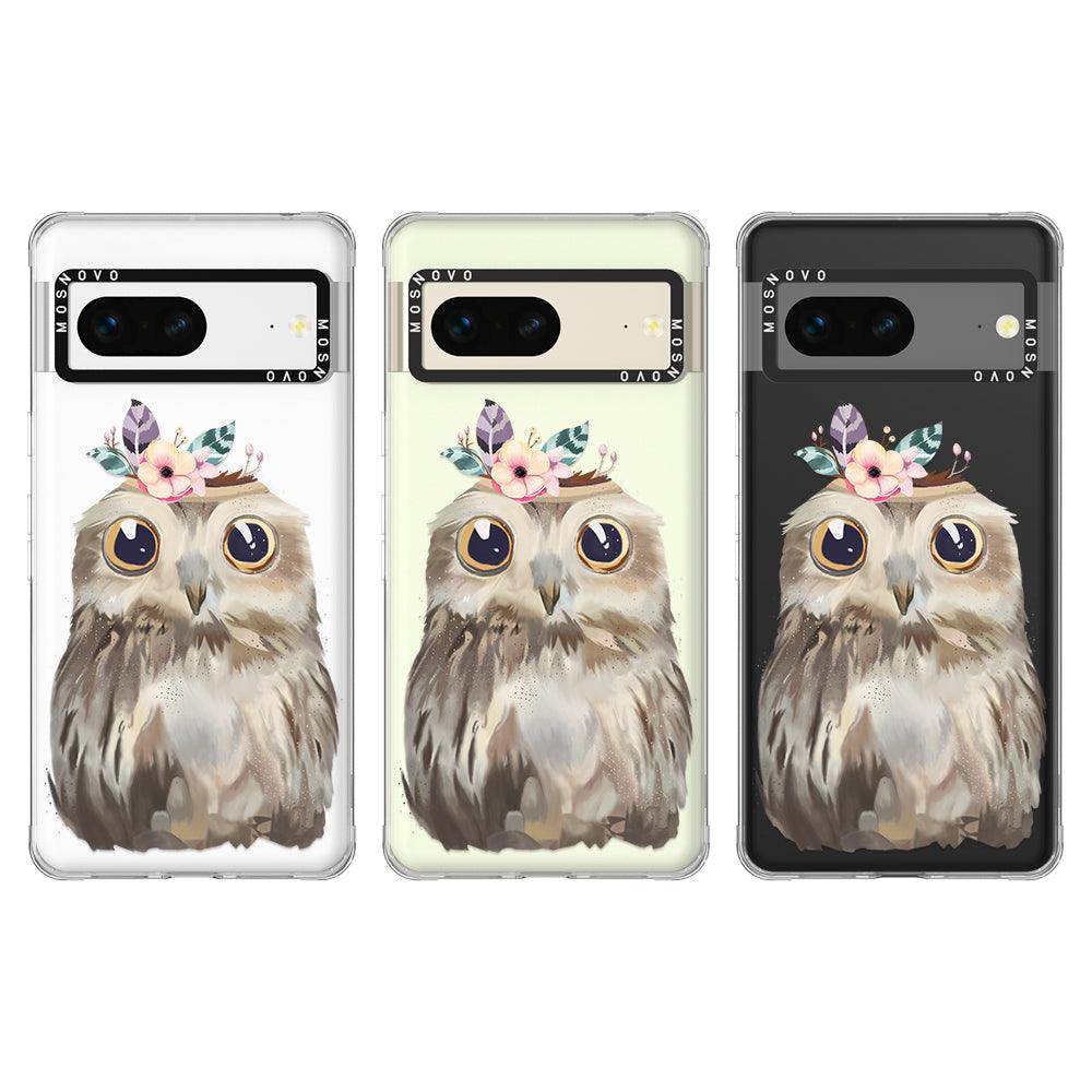 Cute Owl Phone Case - Google Pixel 7 Case - MOSNOVO